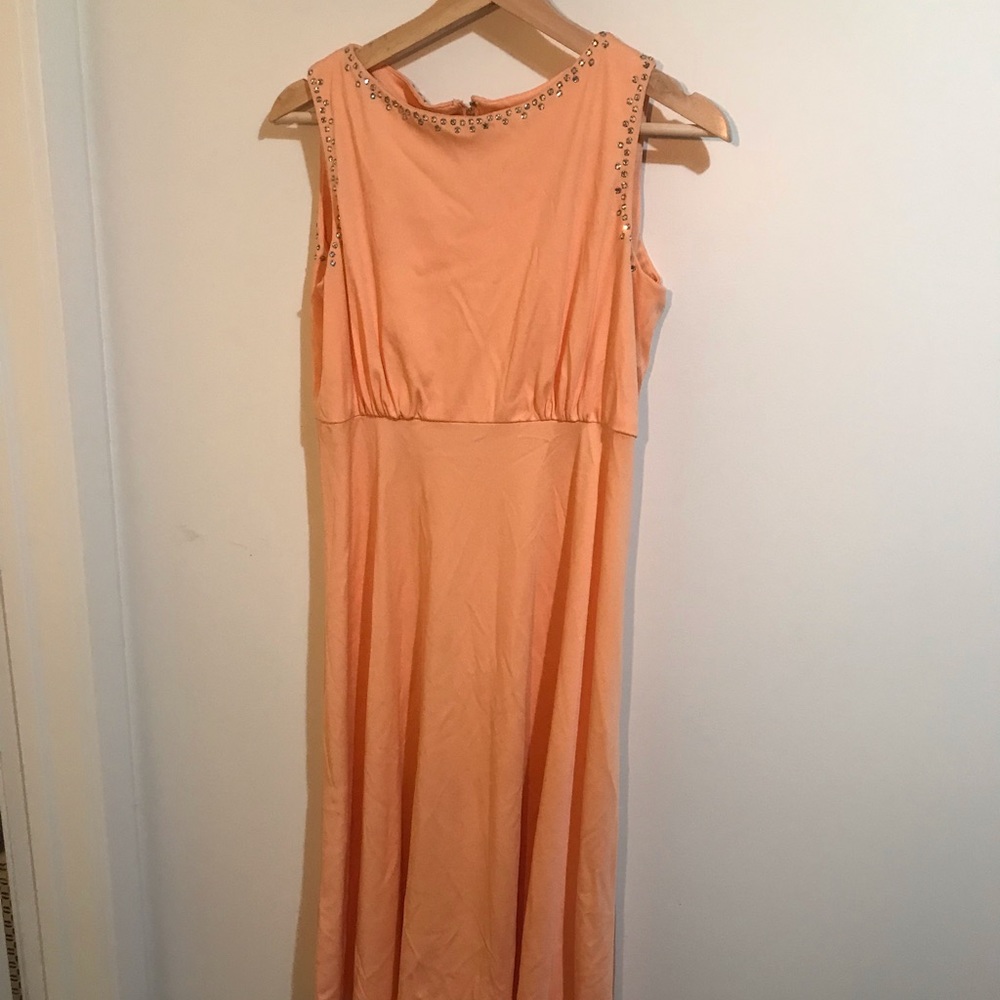 Amazing Vintage Rhinestone Dress unique! Size 12